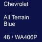 Preview: Chevrolet, All Terrain Blue, 48 / WA406P.